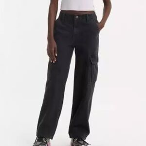 Levi's Baggy Cargo Denim pants open mind black - 31